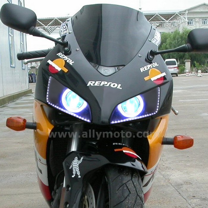 083 Headlight Honda Cbr1000Rr 2004 2005 2006 2007 Led Angel Halos Eye Kit Lightings-3